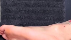 Cumshot wanting amateur MILF wanks cock in POV video