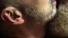 Muscular Daddies Intimately Kissing