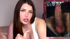 Miss Maddy Jerk To My Man's Cock