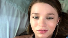 Cute amateur teen blowjob on sex dating webcam