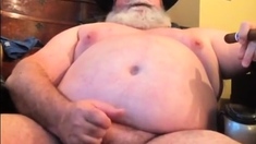 Chubby Daddy Bear Plays Solo