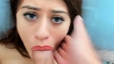Rough Deep Throat Face Fuck on Webcam