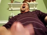 Big-Cock Daddy Strokes His Meat