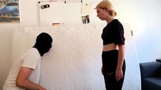 German Balls Busted - Emo Girl Ballbusting