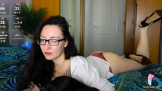 Brunette Solo Webcam Masturbation