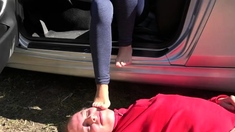 Lady Anja - Fussabtreter Mitten in die Fresse