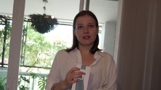 Sex toys sales agent gives me a REAL presentation on