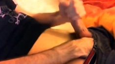 Stroking My Big Cock Until I Explode