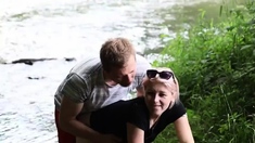 Blonde Teen Amateur Loves Cum in Nature