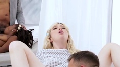 Nervous Stepdaughters Lexi Lore And Hazel Grace Get Pelvic