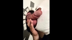 Glory Hole Amateur Takes On A Big Cock