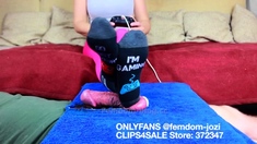 Cock Box Trampling And Cbt Ballbusting In Cute Socks –