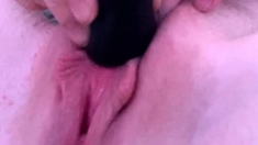 Mature amateur solo toying