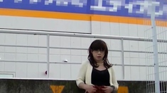 Outdoor Flashing With Japanese Crossdresser