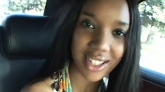 Slim Ebony Girl Mocha Spreads Her Legs And Takes A Big White Cock Deep In Her Twat