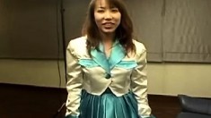 Enchanting Asian Teen Reveals Her Perky Tits And Her Great Oral Skills