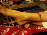 Asian footjob