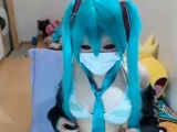 Miku Hatsune a chating and playing 130625