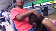 Blowjob To Bad Girl At The Bowling Alley