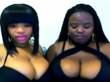 Ebony webcam: Kelly & Kity