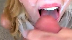 Pov teen amateur enjoys fuck and wet cumshot facial