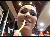 public cum eating