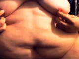 FAT Belly & Boobs - Moobs Play. Saggy Fatty Tits