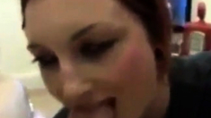 Skater Girl Sucks Thick Cock Till It Burst Cum In Her Mouth