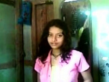 Indian teen self recording her body