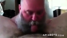 Bearded Dad Sucking Really Good