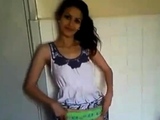 Egyptian Girl Show Her Body For Her Lover In Toilet