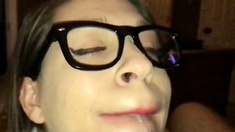 Homemade Cum On Tongue And Swallow