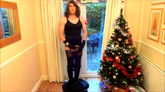 Alison In Thigh Boots - Wanking Under The Christmas Tree